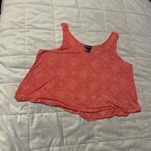 Wet Seal Flowy Cropped Tank Top